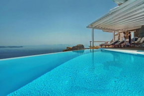 Exquisite Mykonos Villa - Villa Cielo - 2 Bedroom - Private Pool And Outdoor Jacuzzi | Panoramic Sea And Sunset View - Gym - Helipad - Tennis Court - Kastro